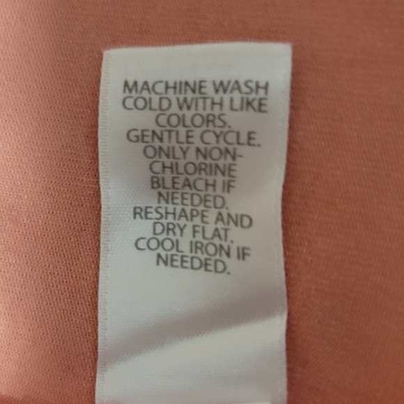 J. Jill Wearever Collection Apricot Asymetric Two Way Open Front Cardigan - XL - Picture 8 of 8